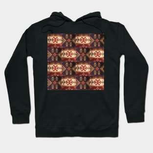 Armenian Traditional Woven Folk Art Fabric Hoodie